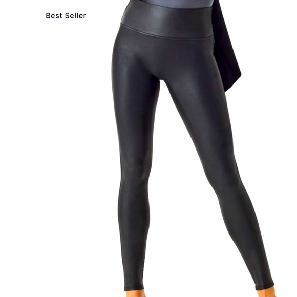Spanx Faux Leather Leggings - Picture 1 of 4